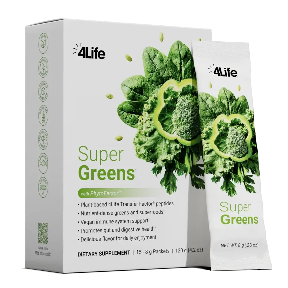4Life Super Greens - plant-powered daily greens powder with PhytoFactor